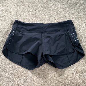 2.5” LuluLemon Low-Rise Speed Up Shorts
